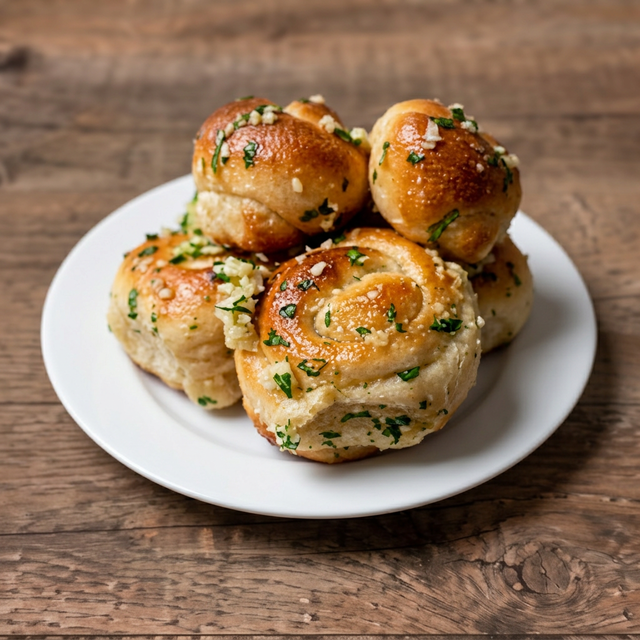 Garlic Knots 4 Pieces.